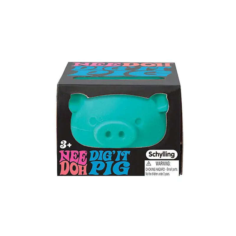 Needoh Dig' It Pig - Sensory Toy with Fun Dough Filling - Assorted Designs - Ages 3 and up - One Randomly Selcted Piece