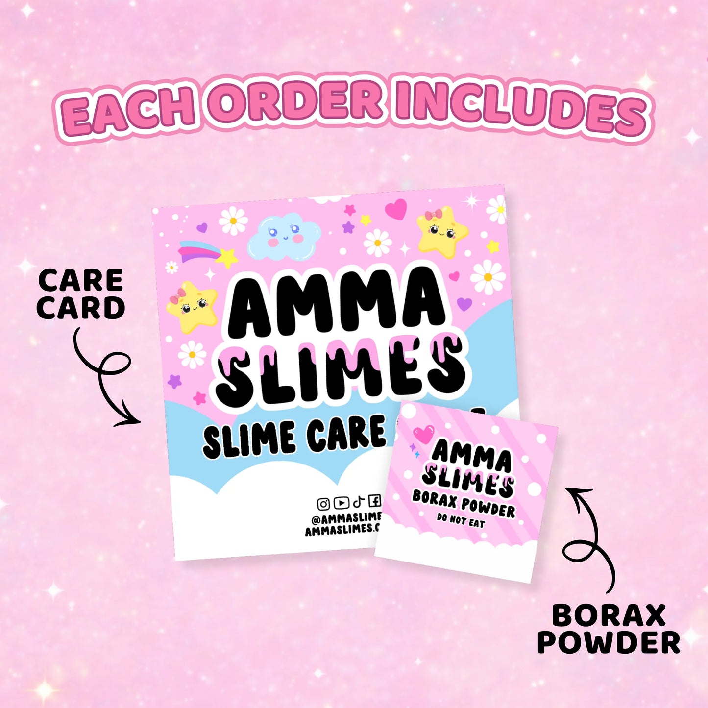 Amma Slimes • Milk & Honey Thick and Glossy X Jelly Slime • Scented DIY Slime Kit Soft Squishy