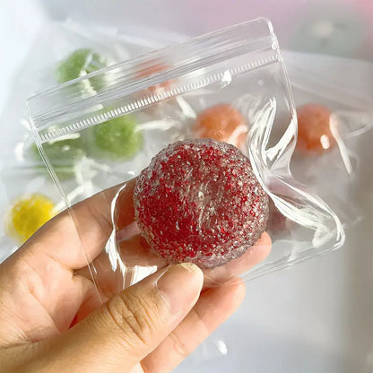 Handcrafted Crystal Mochi Ball - Stress Relief Toy for Relaxation and Fun