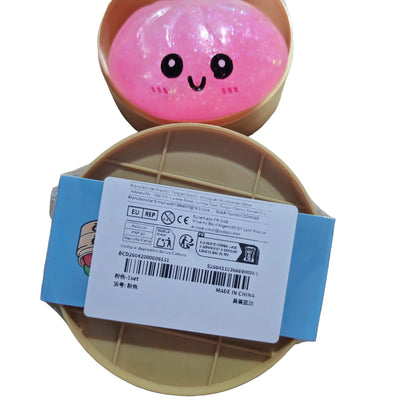 Mystery Glitter Dumpling Squishy - Soft Stress Relief Squeeze Toy with Box, Perfect for Decompression Fun!