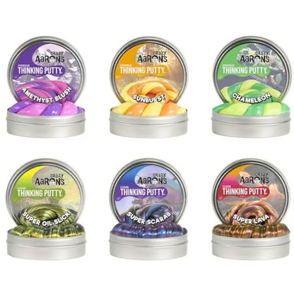 Small Tin of Crazy Aarons Thinking Putty