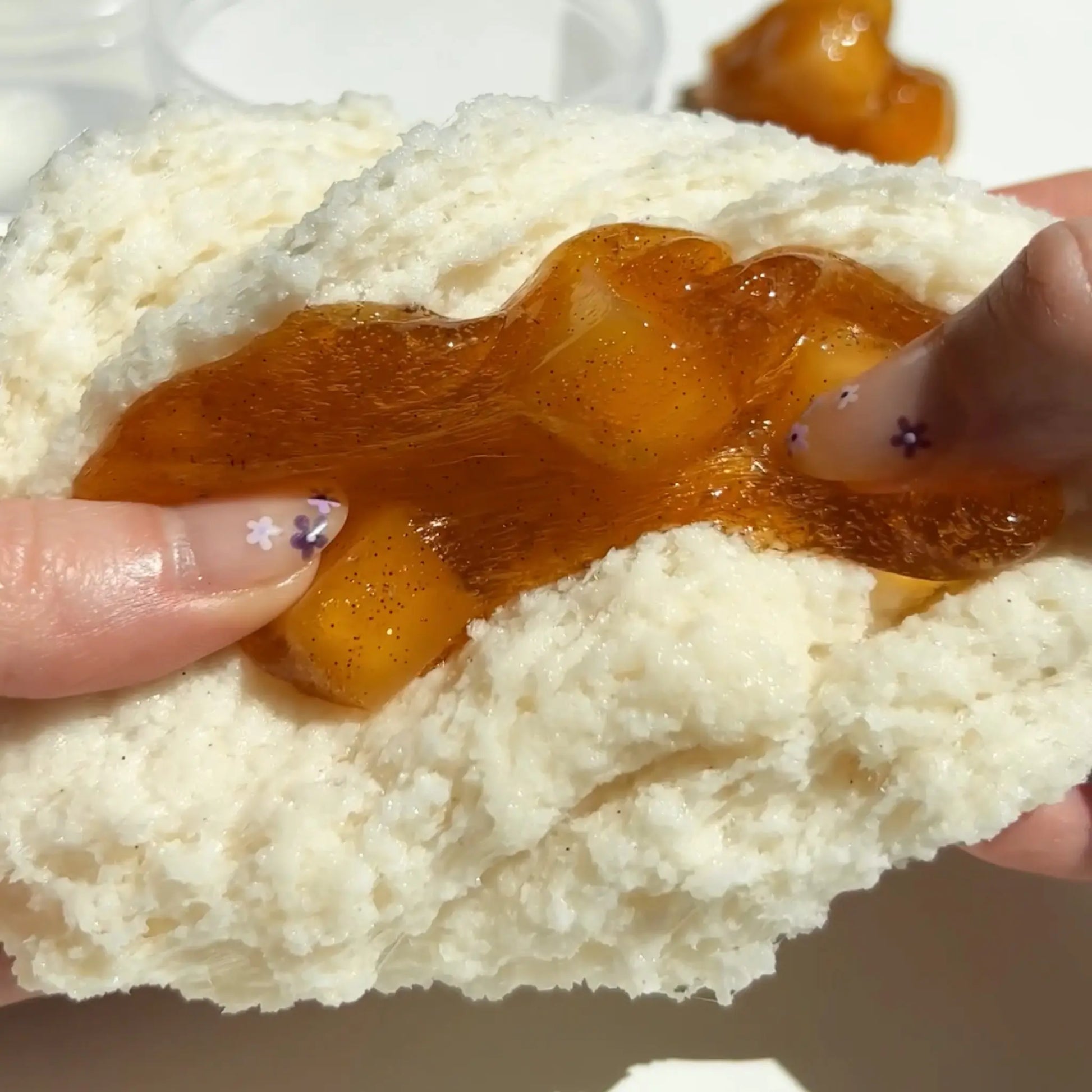 Amma Slimes • Apple Crisp Snow Fizz X Jelly Cube Slime • Scented DIY Slime Kit