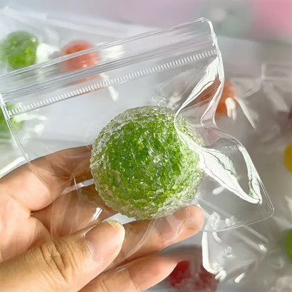 Handcrafted Crystal Mochi Ball - Stress Relief Toy for Relaxation and Fun
